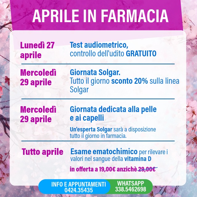 appuntamenti in farmacia